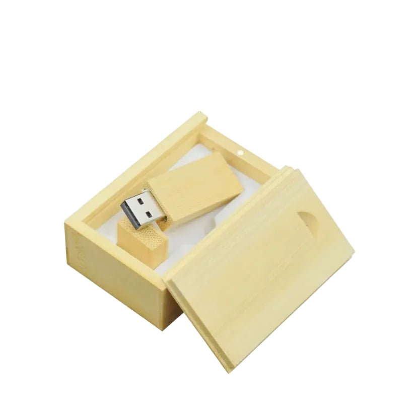 Wooden Box USB Real Capacity Memory Drive - ★Mobile Technology Business Shop★ - audiodevices - datacarriers - flashdrive -
